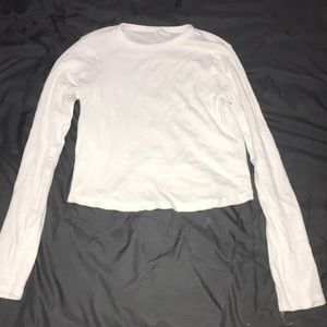 Long sleeve crop top